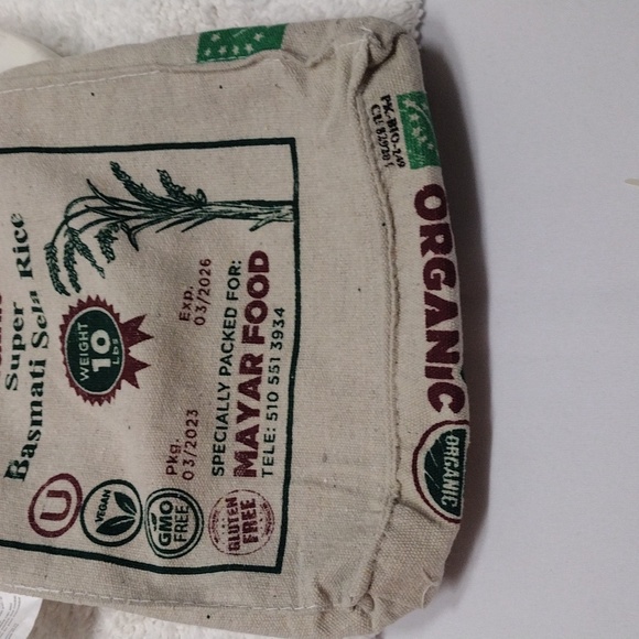 Mayar Organic Super Basmati Sela Rice Bag Only - Picture 4 of 9